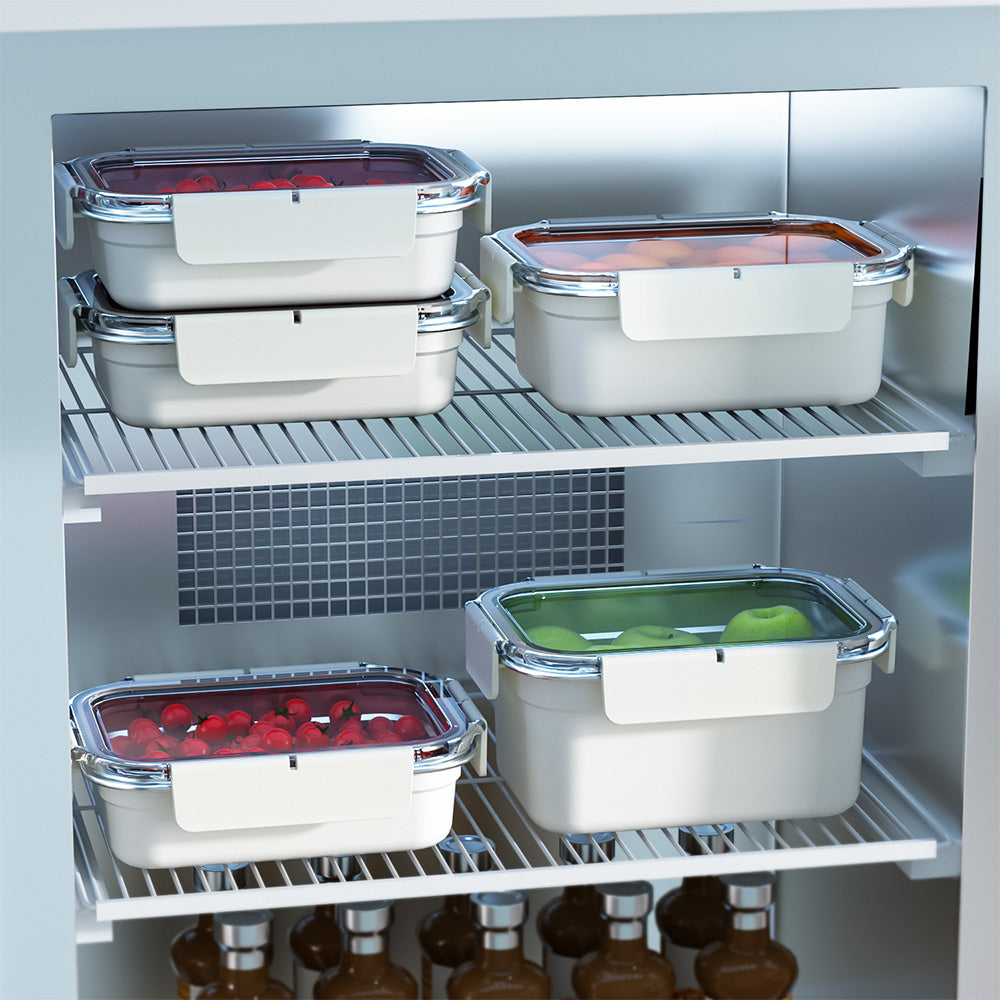 Stainless Steel Lunch Box Non Stick Insulated Bento Box Microwave Safe Food Container With Transparent Airtight Lid