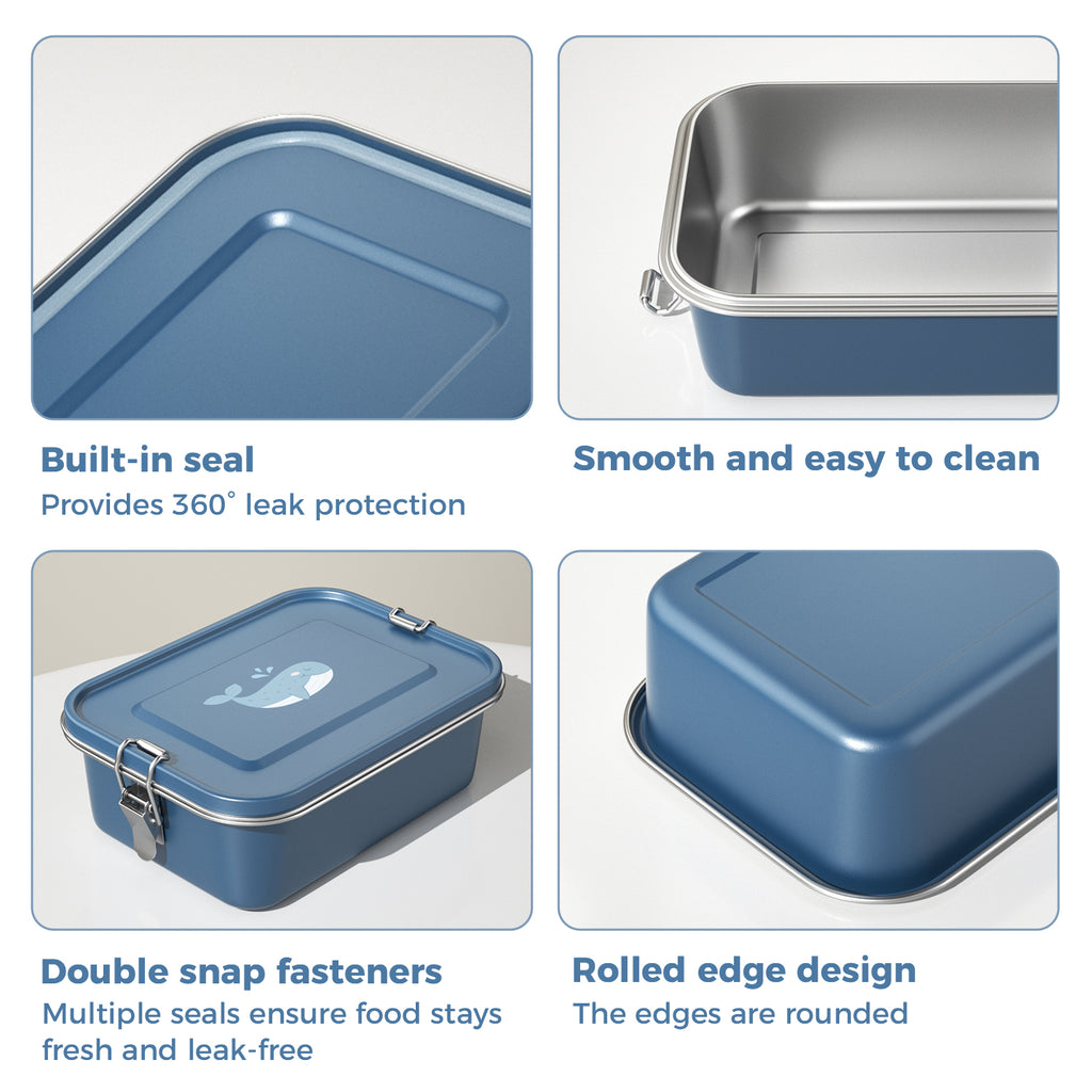 Custom Bento Box for Kids Insulated Lunch Box Leak Proof Vacuum Thermal Food Container Meal Prep Containers