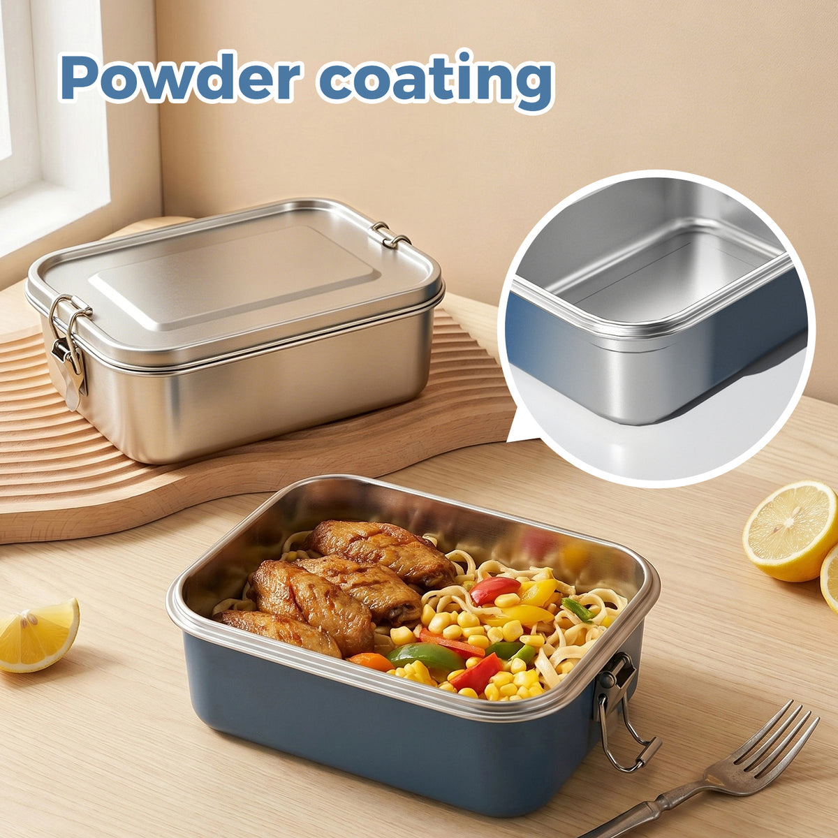 Custom Bento Box for Kids Insulated Lunch Box Leak Proof Vacuum Thermal Food Container Meal Prep Containers