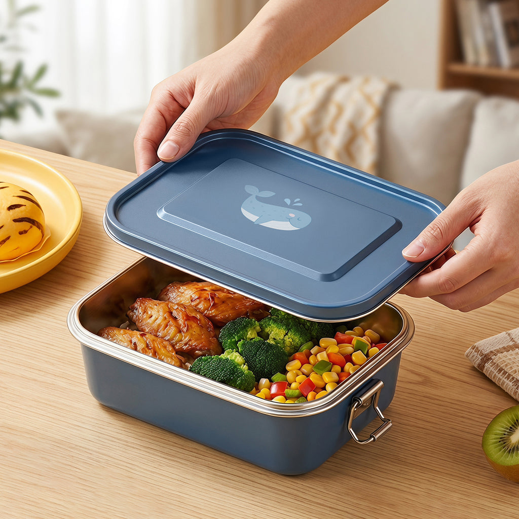 Custom Bento Box for Kids Insulated Lunch Box Leak Proof Vacuum Thermal Food Container Meal Prep Containers